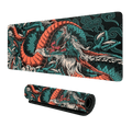 Mousepad Dragon XXL - Laranja e Tangerina