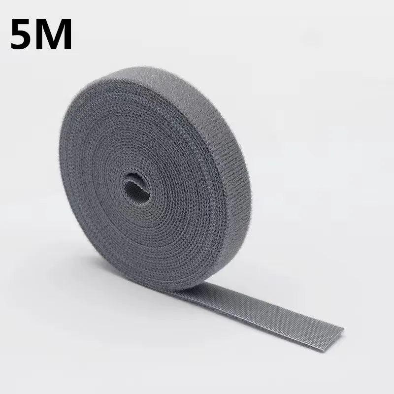 1/5M Cable Organizer Cable Management Wire Winder Tape Earphone Mouse Cord Management Ties Protector For iPhone Xiaomi Samsung - Laranja e Tangerina