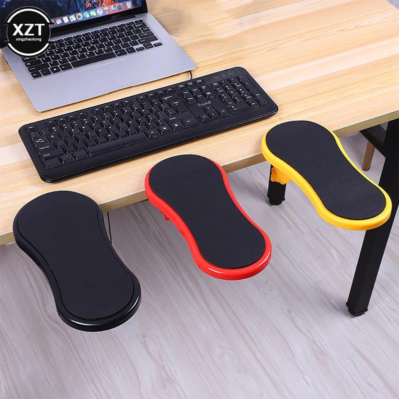 Computer Arm Rest For Desk Ergonomic Wrist Rest Support For Keyboard Armrest Extender Rotating Mouse Pad Holder Adjustable - Laranja e Tangerina