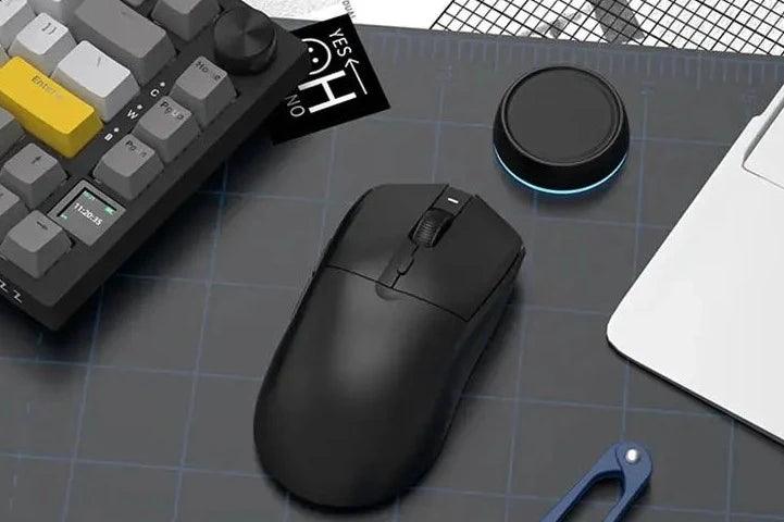 Blackjack AJ139pro 4k Edition Wireless Mouse 2.4g Wired Dual Mode Gaming 700mAh Lightweight PAW3395 - Laranja e Tangerina