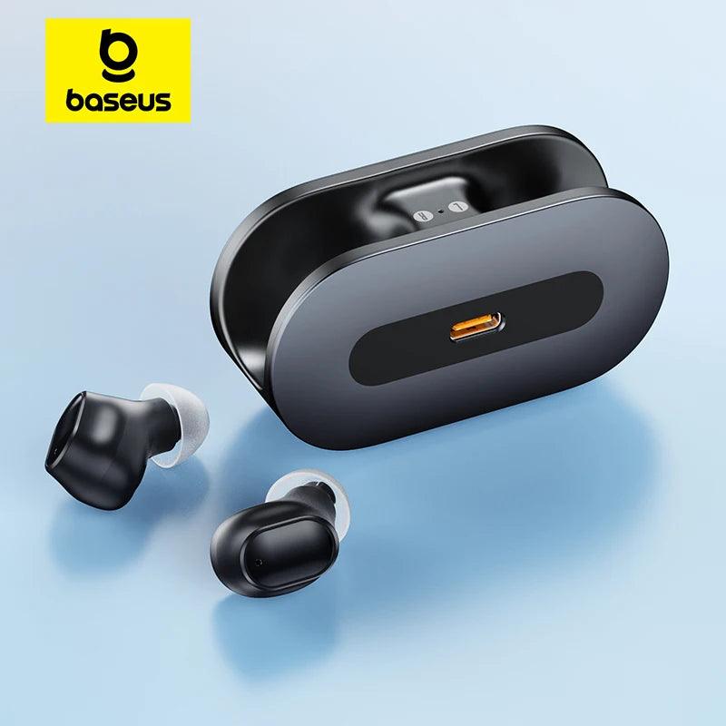 Baseus Bowie EZ10 True Wireless Earphone Bluetooth 5.3 Wireless Headphone HiFi bean Sports Earbuds Fast Charge 0.06' Low Latency - Laranja e Tangerina