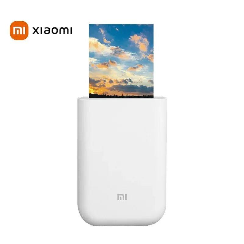 Xiaomi AR Printer 300dpi Portable Photo Mini Pocket With DIY Share 500mAh Picture Printer Pocket Printer Work With Mihome APP - Laranja e Tangerina