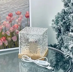 Iluminaria Aqua lamp de Cristal - Laranja e Tangerina